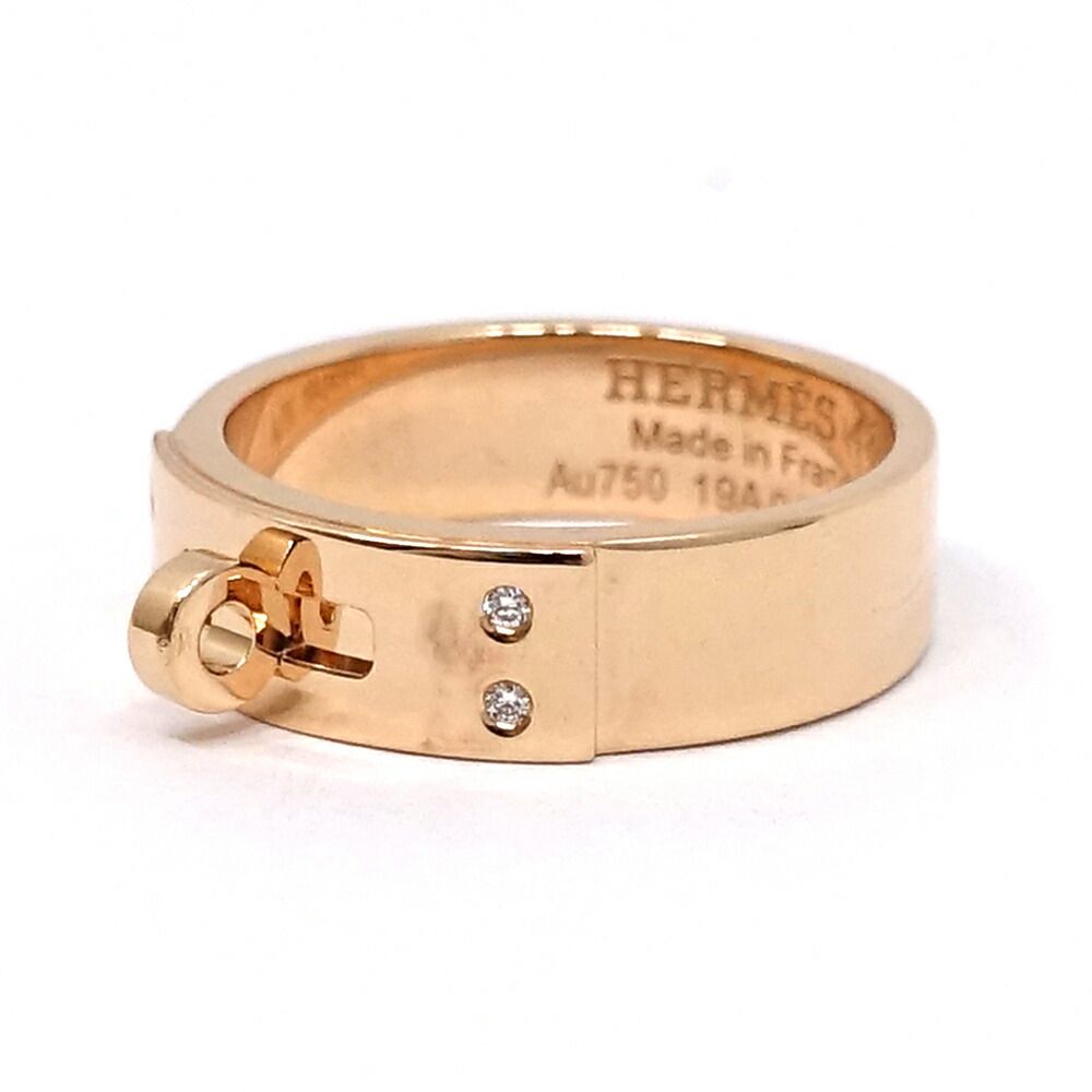 Hermes Kelly Ring Diamond Pink Gold — view 5