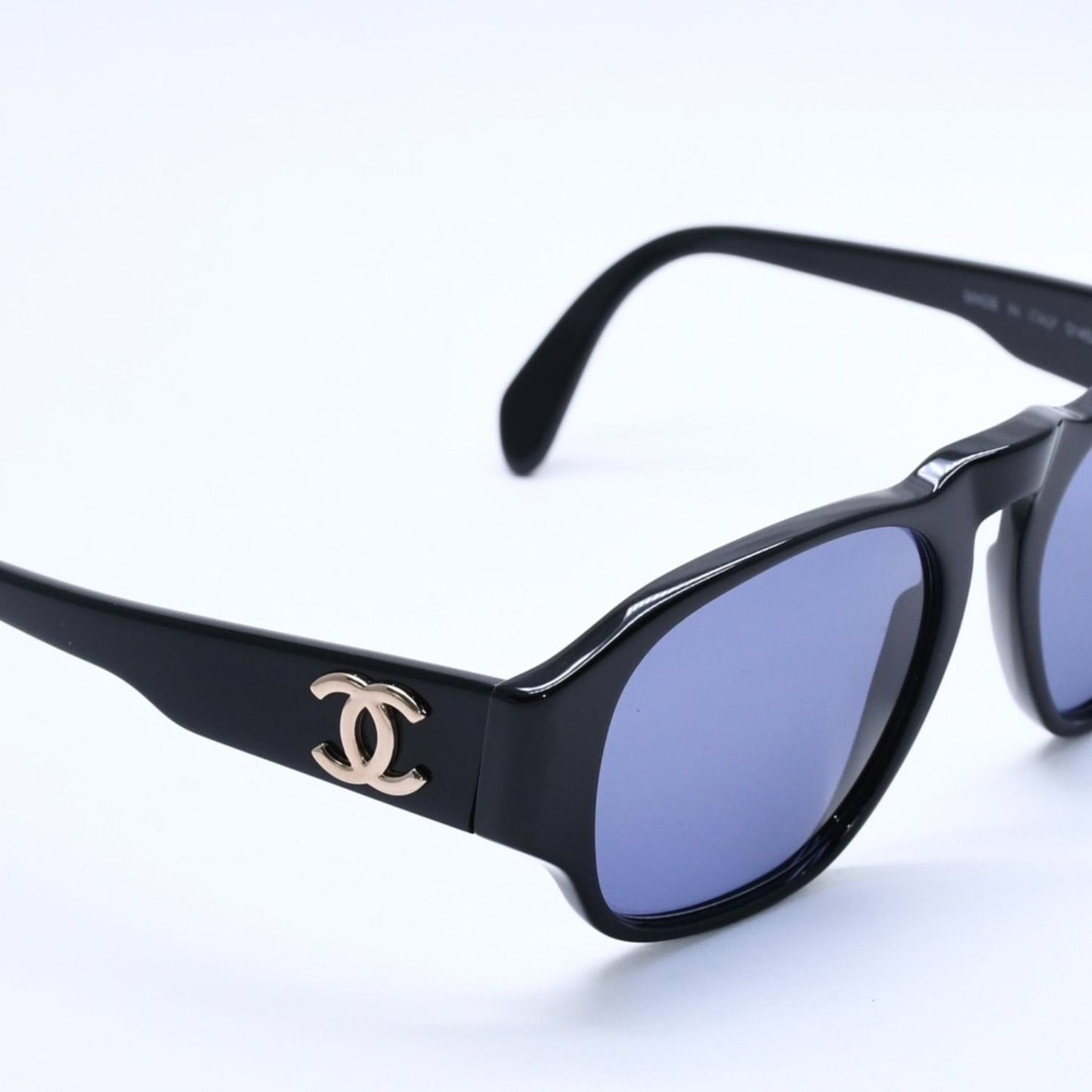 Chanel Sunglasses Eyewear CC Logo Acetate Black — view 5