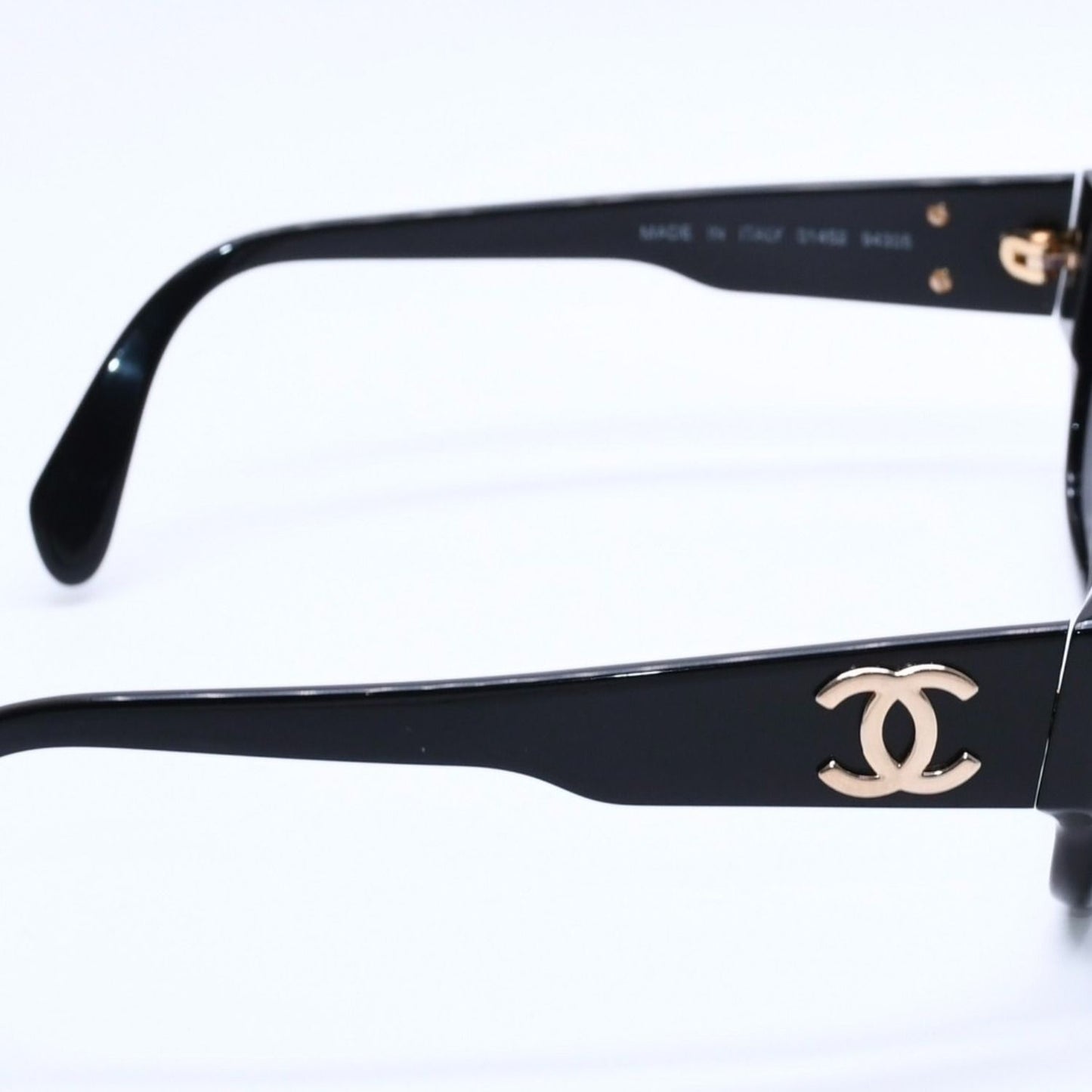 Chanel Sunglasses Eyewear CC Logo Acetate Black — view 4