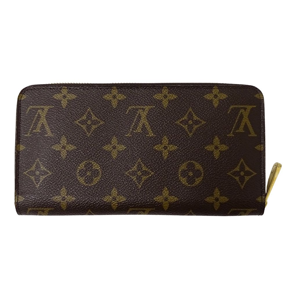 Louis Vuitton Wallet Monogram Zippy Grenade Brown Pink Zip Around — view 2