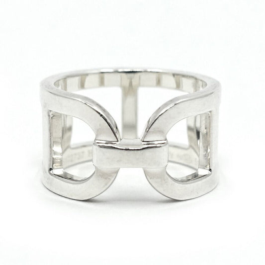 Hermes Chaine D'Ancre 51 Ring Silver
