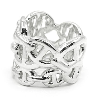 Hermes Chaine D'Ancre Enchainee GM 52 Ring Silver — view 5