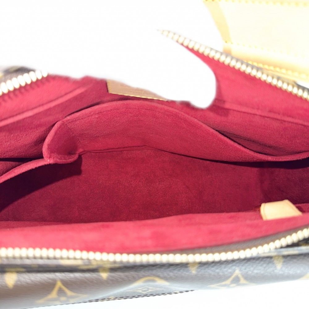 Louis Vuitton Shoulder Bag Monogram Viva Cite GM Semi Brown Gold — view 4