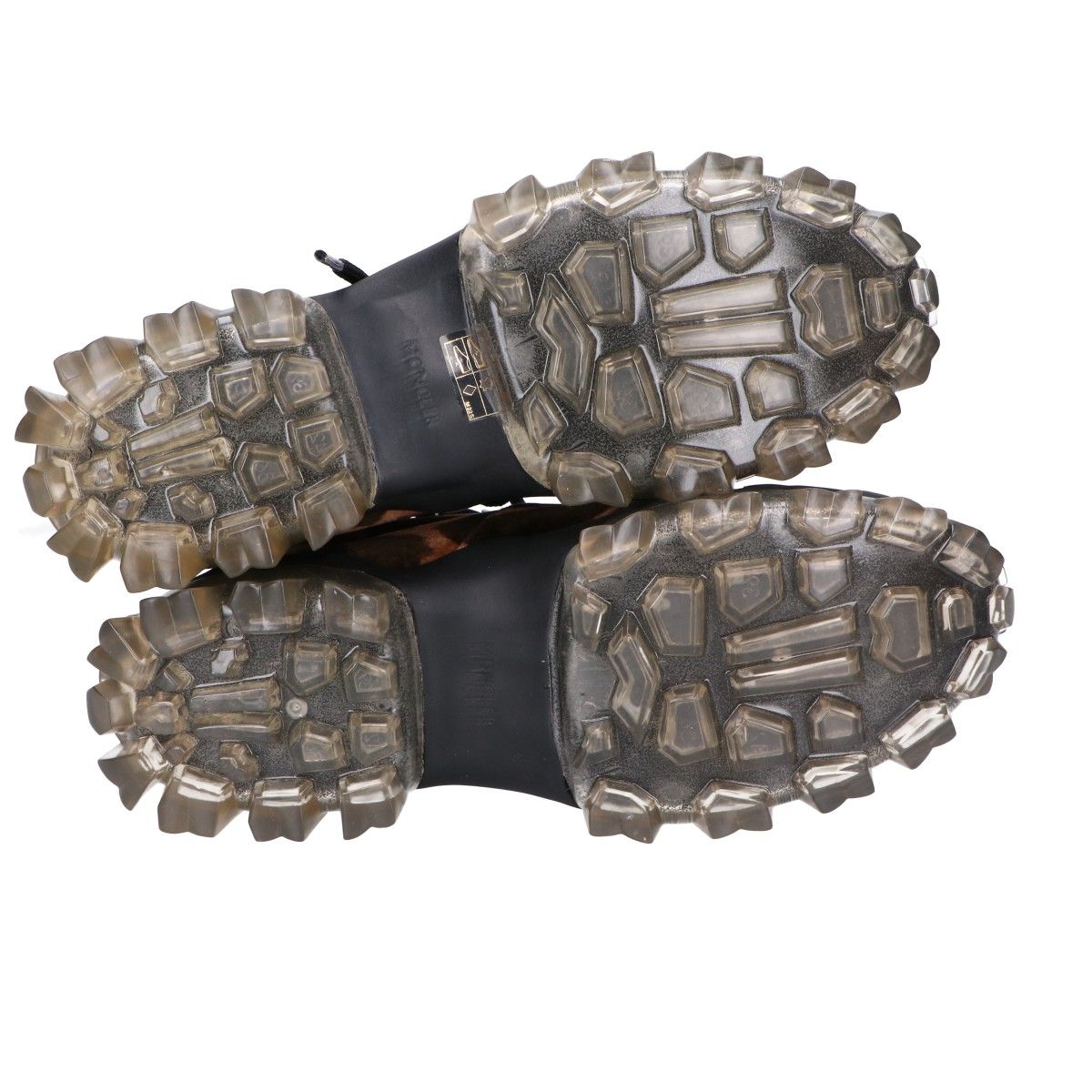 Moncler Helis Giraffe Motif Print Clear Rubber Sole Hiking Boots — view 6