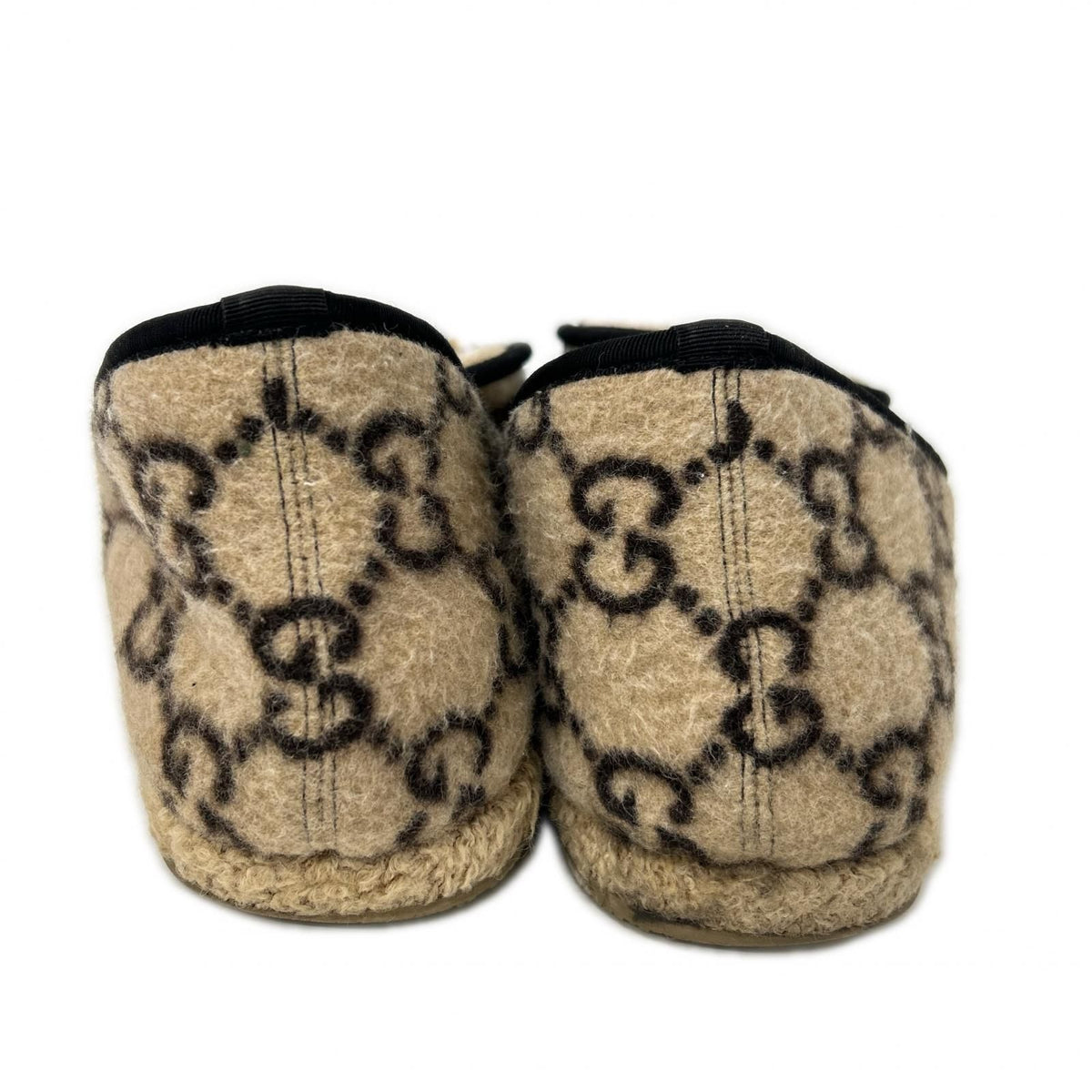 Gucci GG Wool Inner Fleece Horsebit Loafers — view 3
