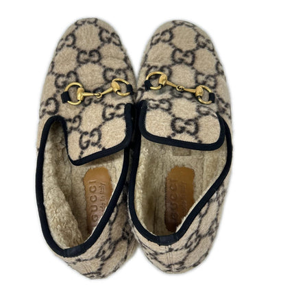 Gucci GG Wool Inner Fleece Horsebit Loafers — view 5