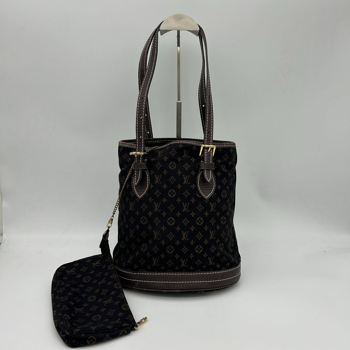 Louis Vuitton Bucket PM Tote Bag Monogram Mini — view 2