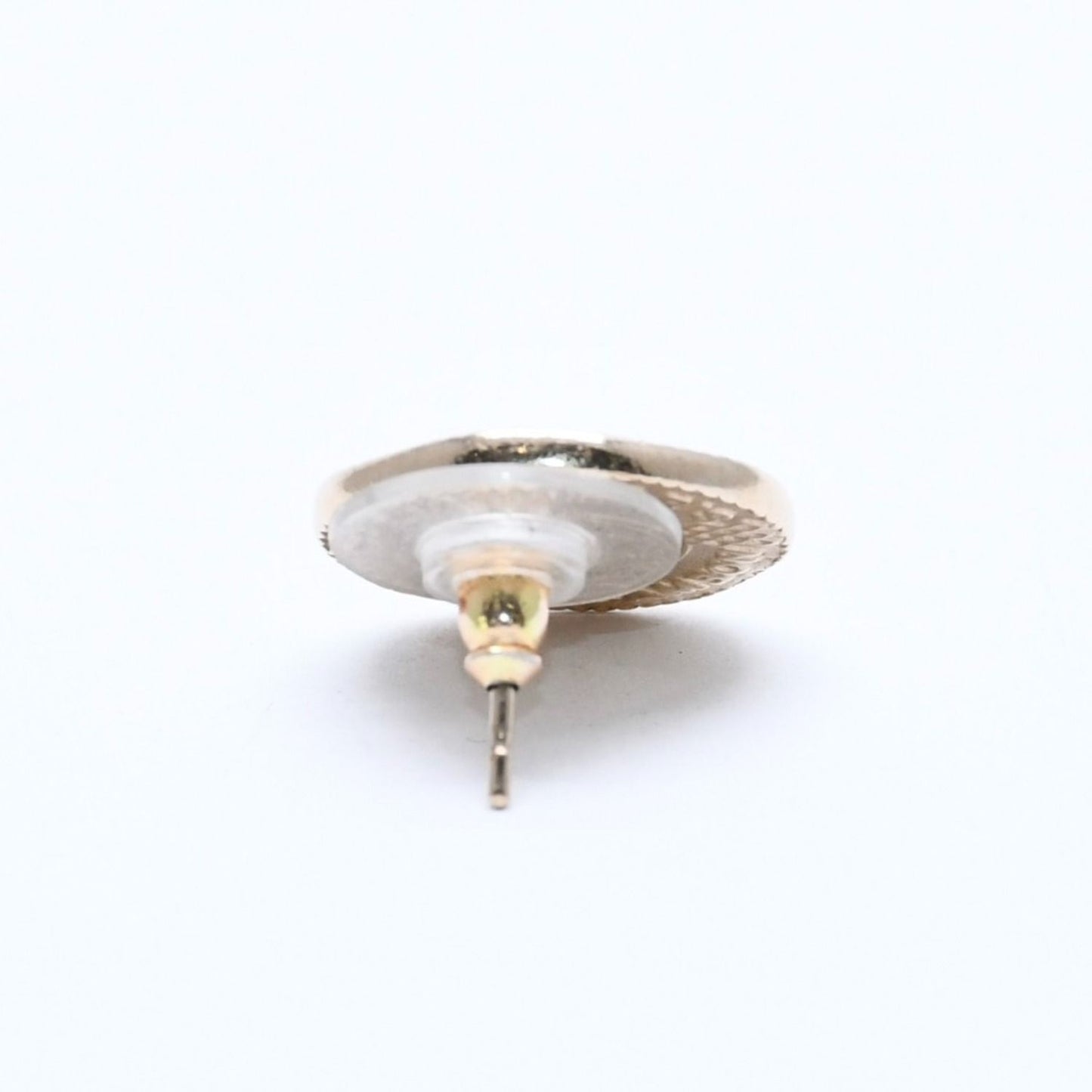 Chanel Earrings CC Logo Coin Motif Gold — view 5