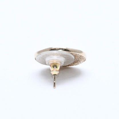 Chanel Earrings CC Logo Coin Motif Gold — view 5