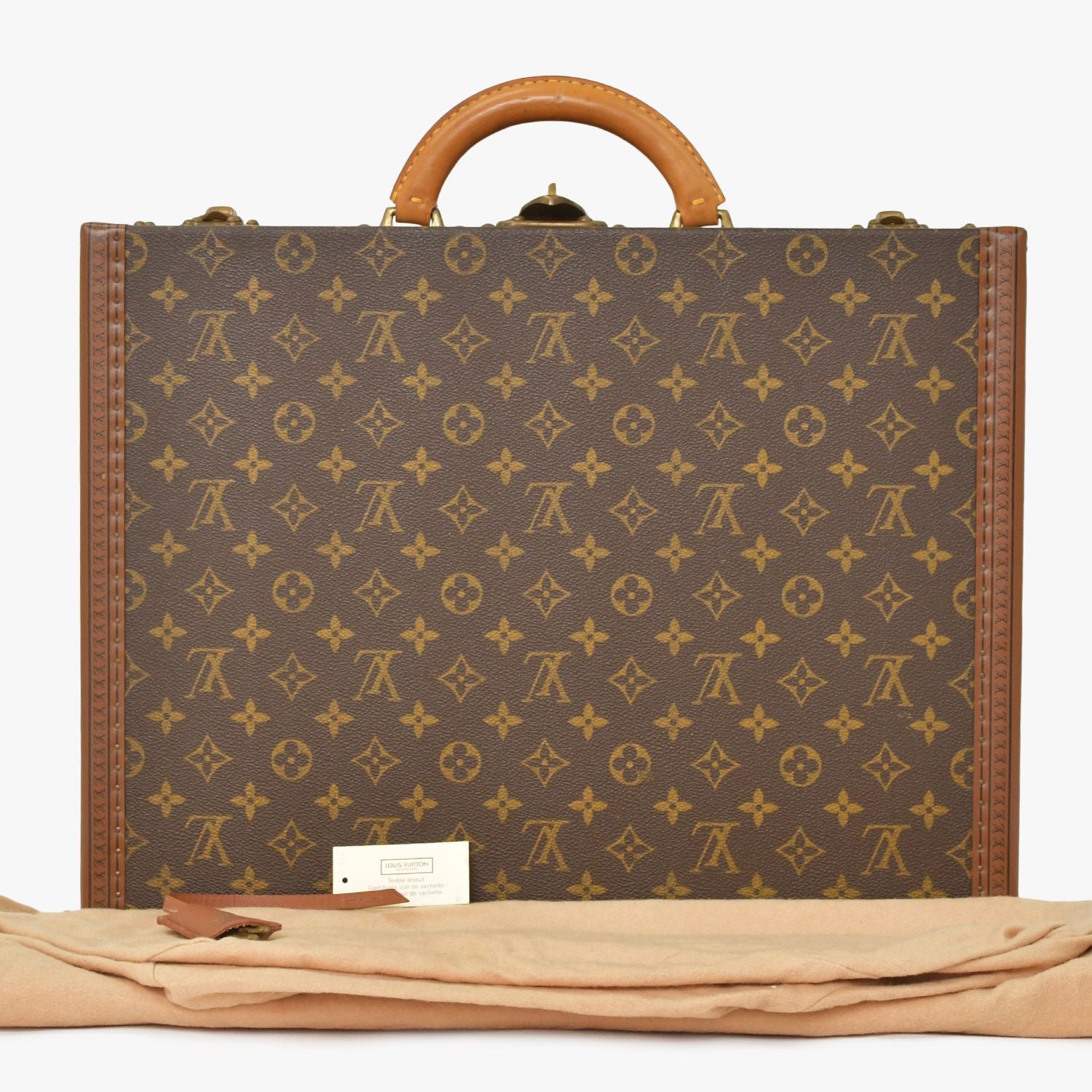 Louis Vuitton President 45 Suitcase Trunk Case Monogram Brown