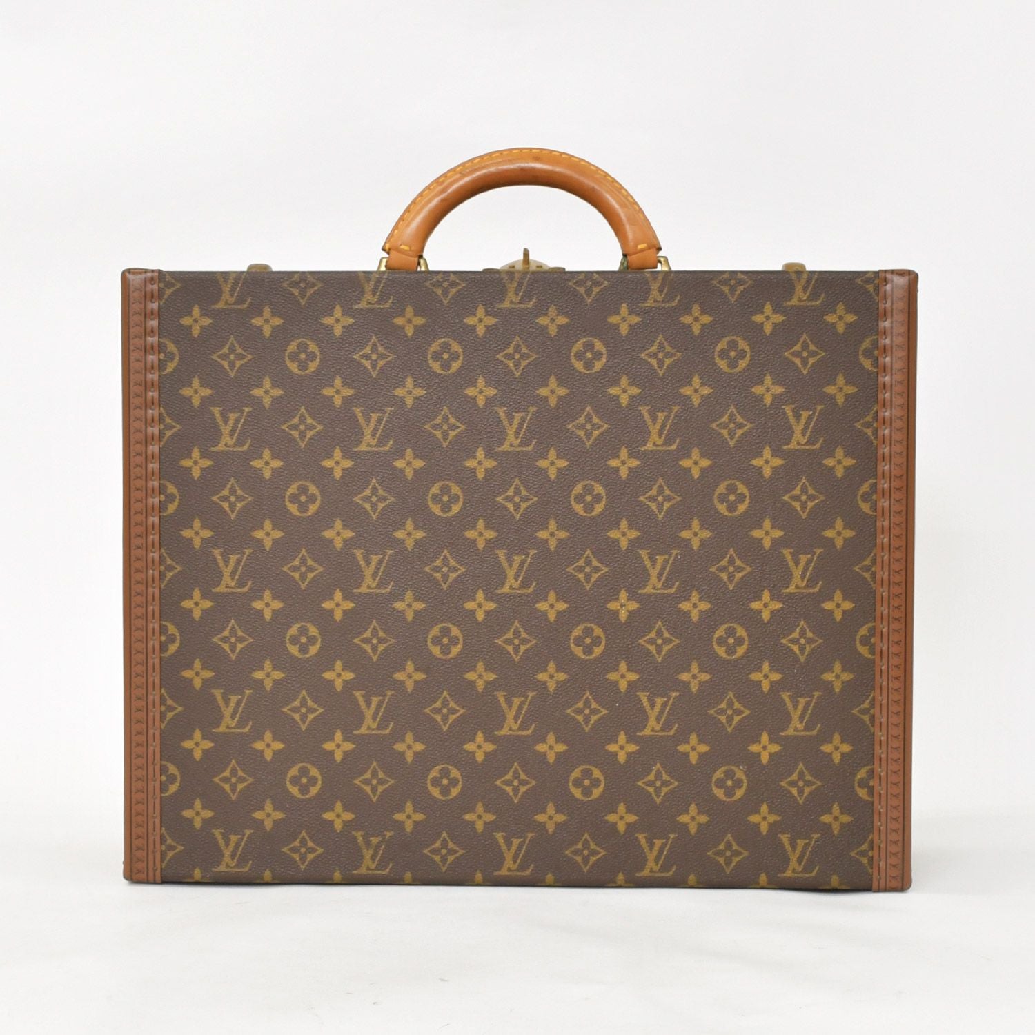 Louis Vuitton President 45 Suitcase Trunk Case Monogram Brown — view 2
