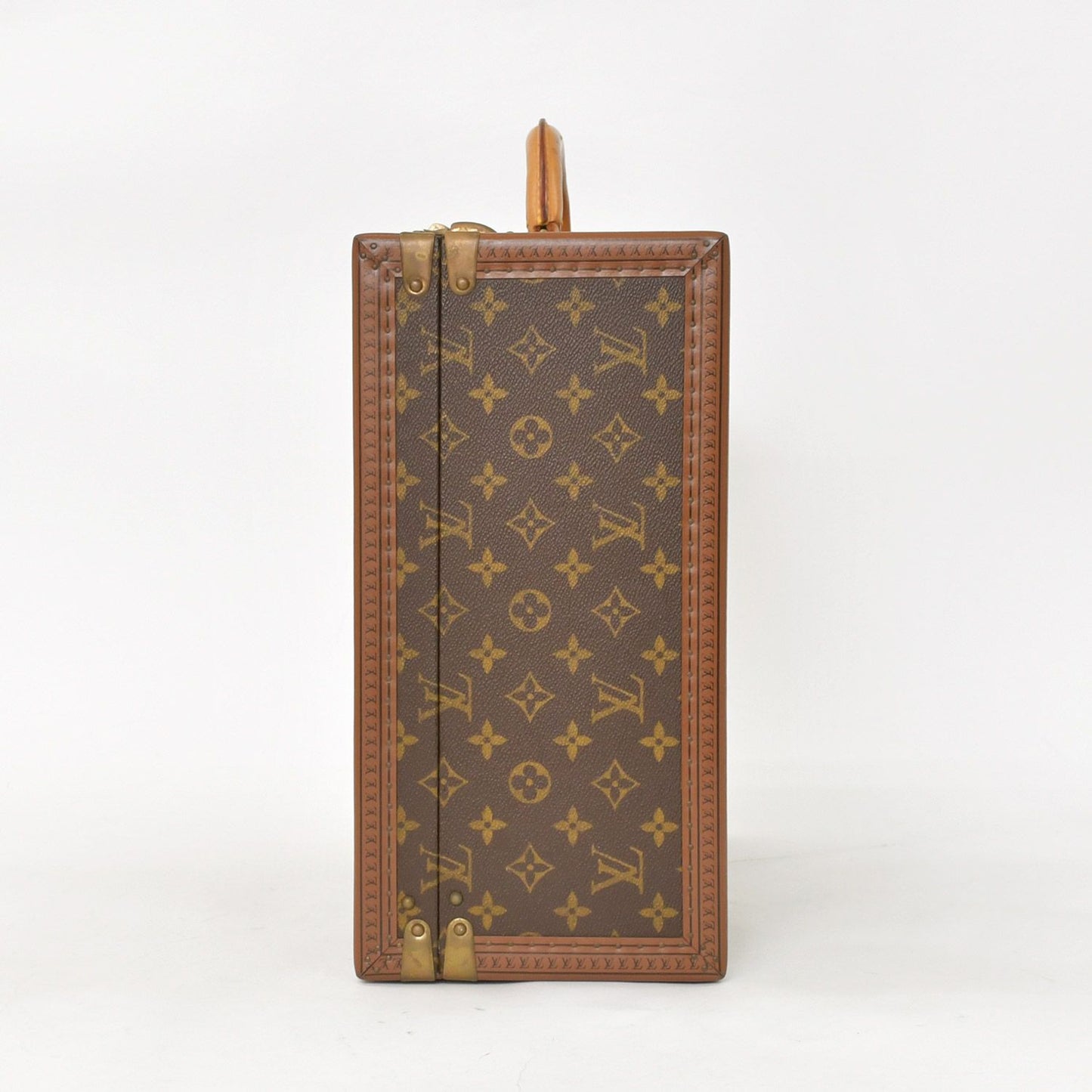 Louis Vuitton President 45 Suitcase Trunk Case Monogram Brown — view 3