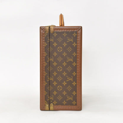 Louis Vuitton President 45 Suitcase Trunk Case Monogram Brown — view 3