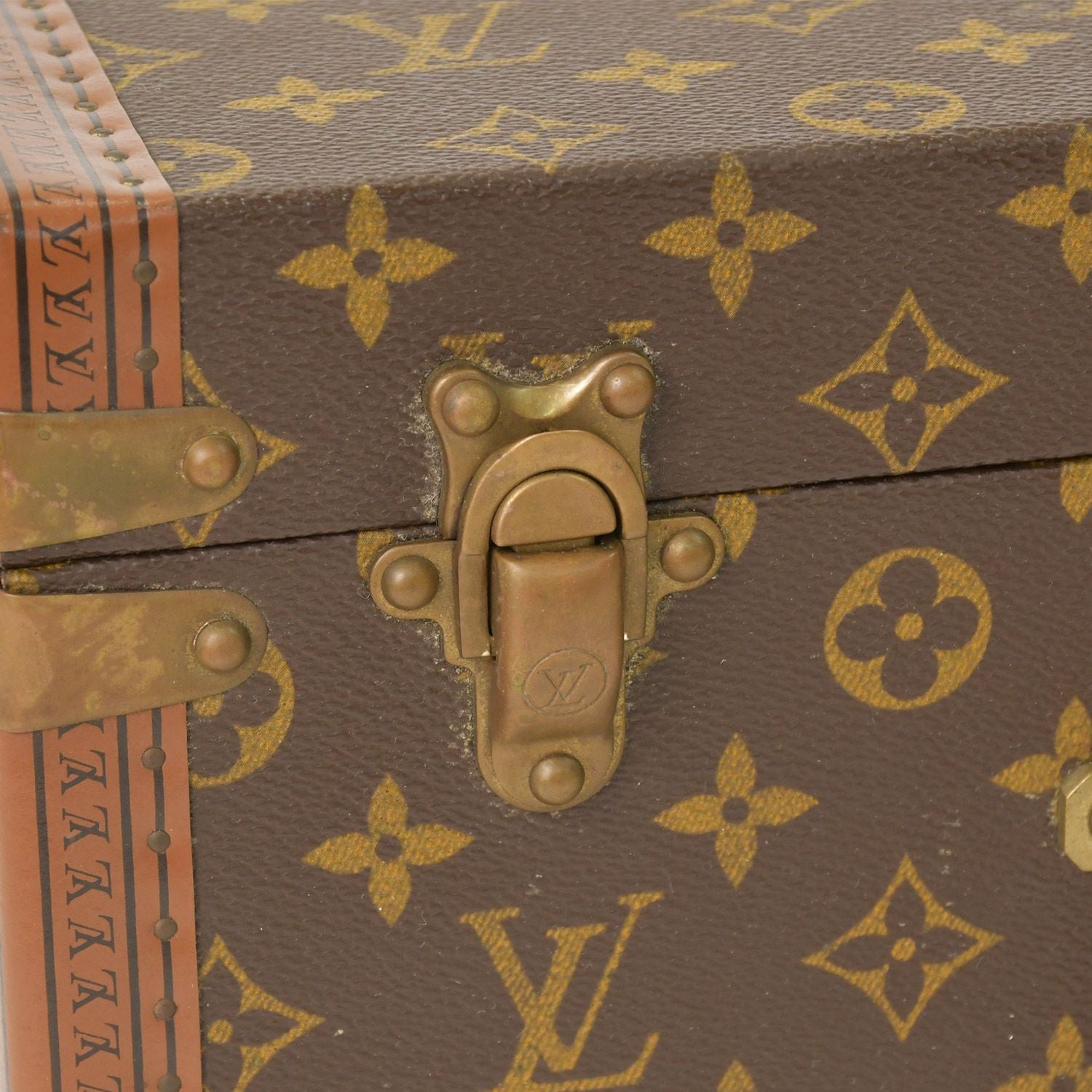 Louis Vuitton President 45 Suitcase Trunk Case Monogram Brown — view 6