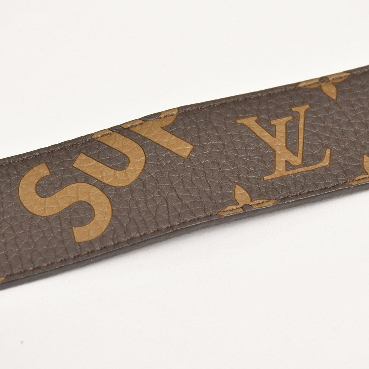 Louis Vuitton Supreme Ceinture LV Belt 90/36 Brown Gold — view 3