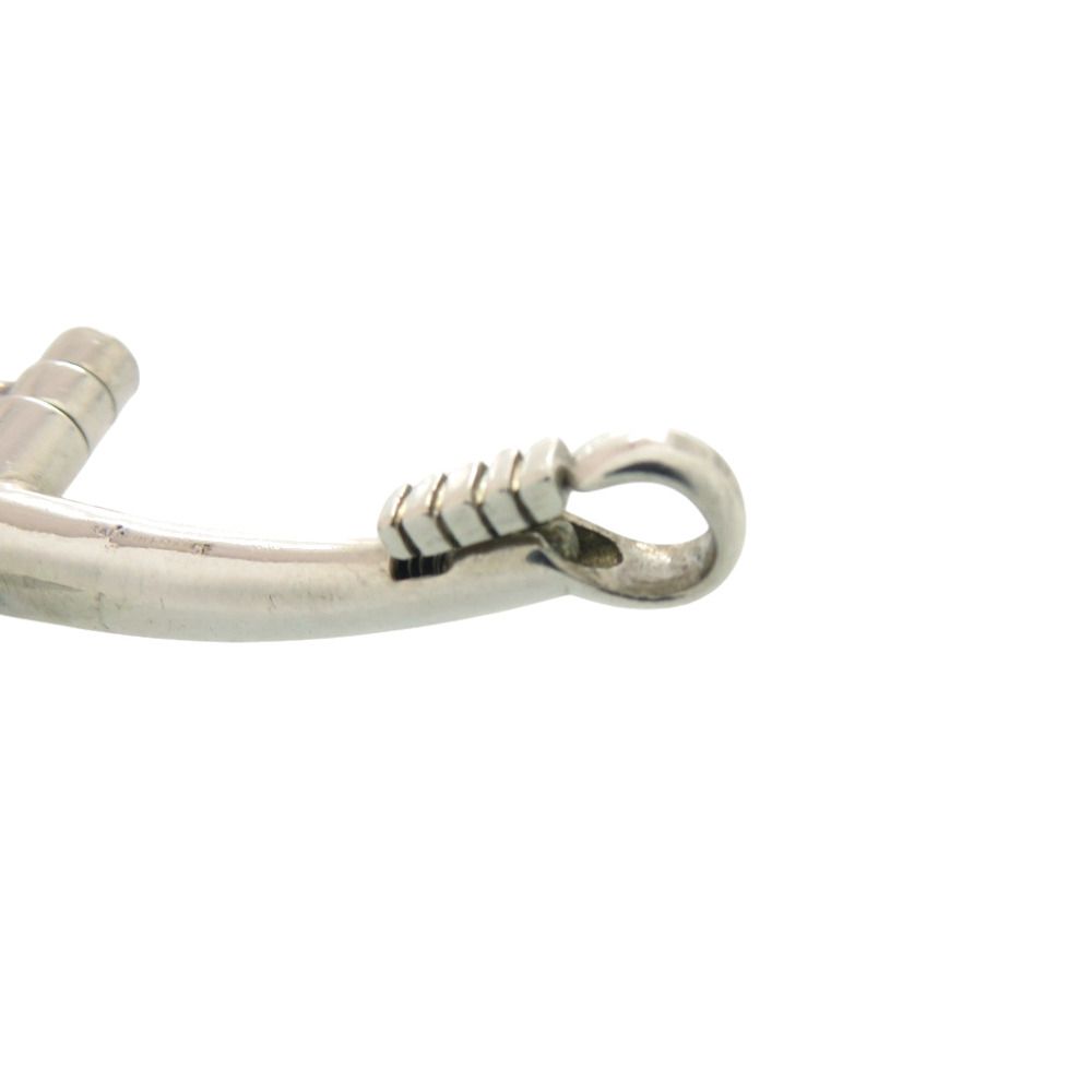 Hermes Horsebit Silver Vintage Antique 925 Sterling Bangle Bracelet — view 6