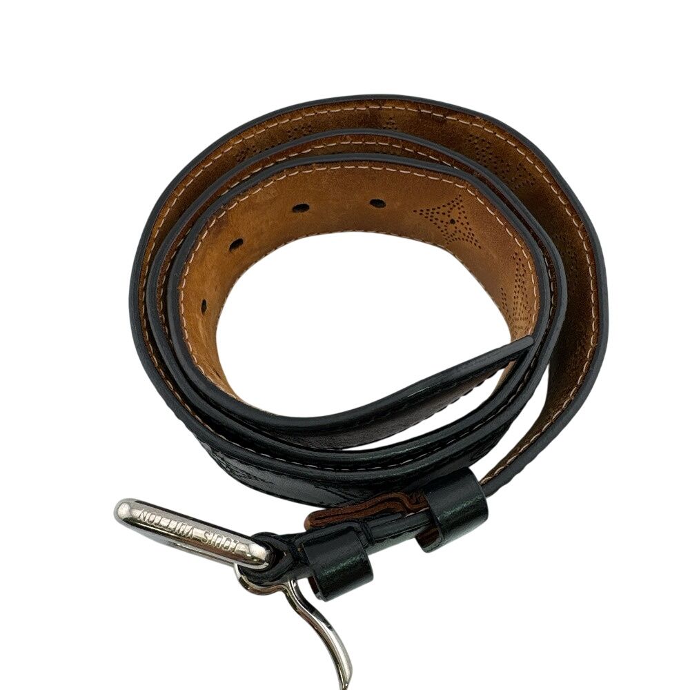 Louis Vuitton Ceinture Perfo Perforated Monogram Mahina Belt — view 5