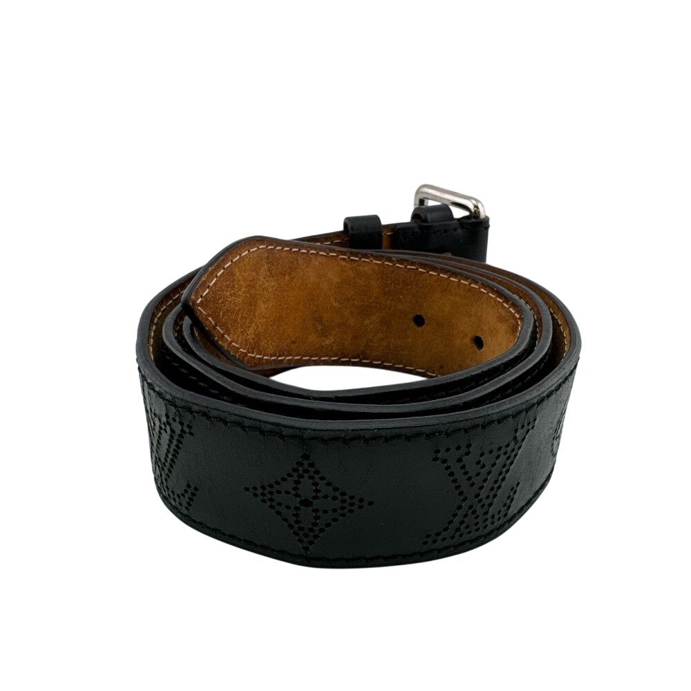 Louis Vuitton Ceinture Perfo Perforated Monogram Mahina Belt — view 3