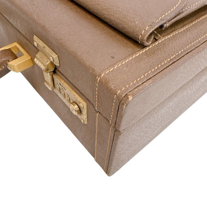 Gucci Vintage Attache Case Handbag GG Pattern Business — view 4