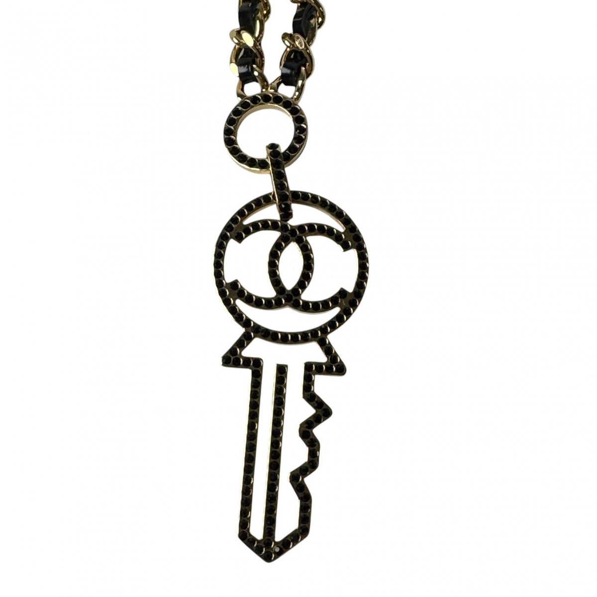 Chanel CC Logo Key Motif Necklace