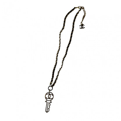 Chanel CC Logo Key Motif Necklace — view 2