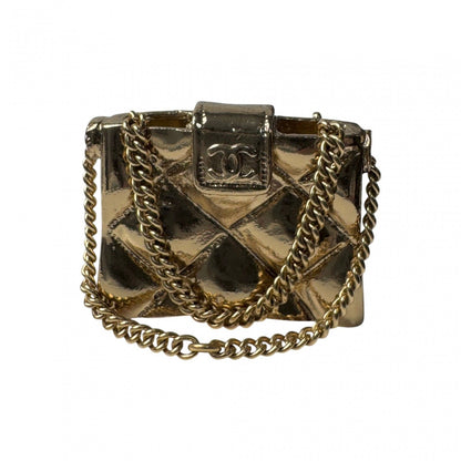Chanel 02P Quilted Bag Motif Brooch