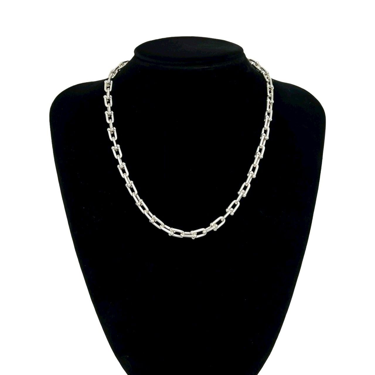 Tiffany & Co HardWear Small Link Necklace 925 Sterling Silver — view 2