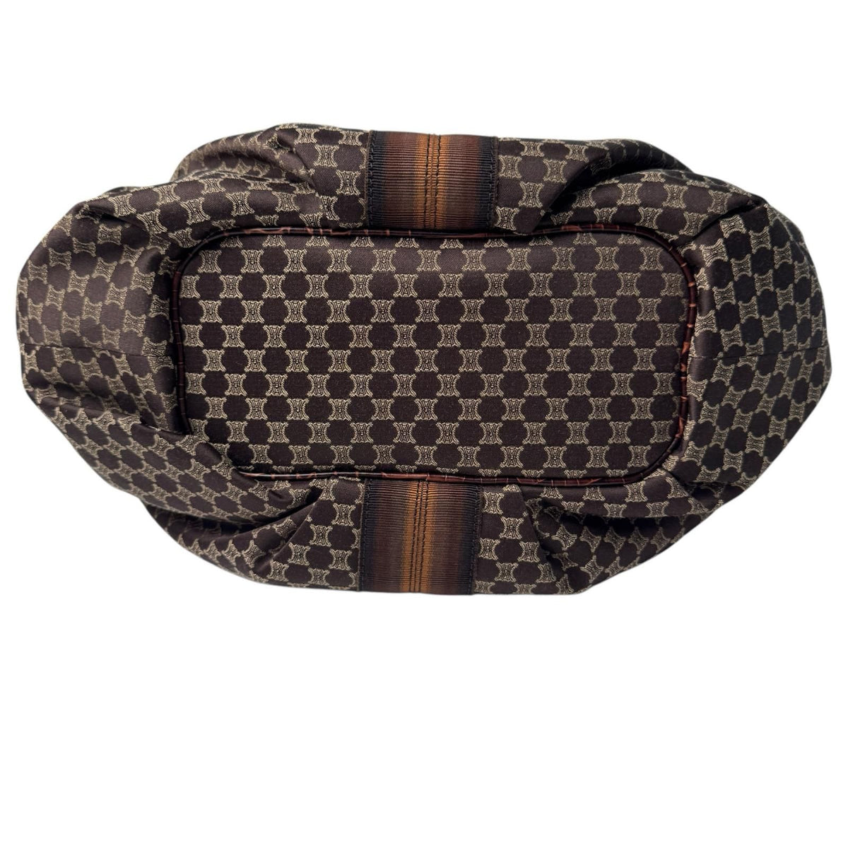 Celine Macadam Shoulder Handbag Canvas Leather — view 5