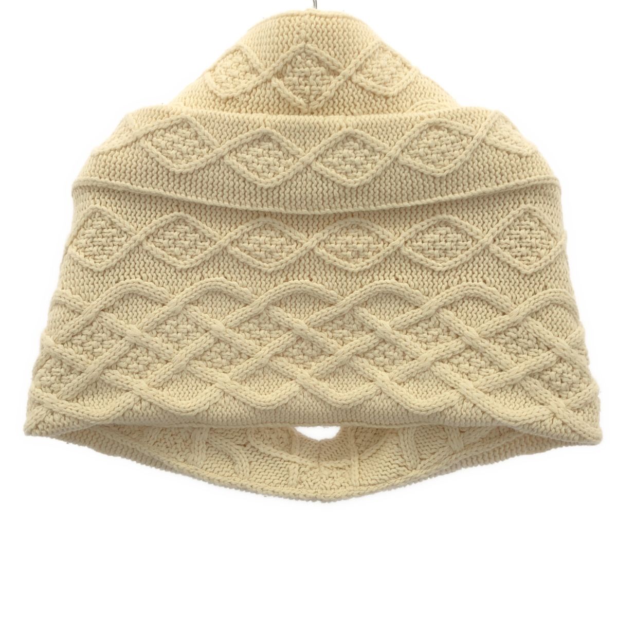 Loewe Aran Knit Pullover Scarf Ivory — view 2