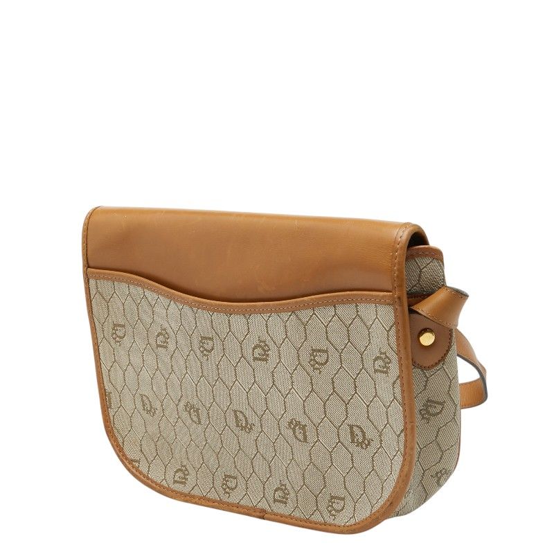 Dior Honeycomb Crossbody Shoulder Bag Beige Leather — view 2