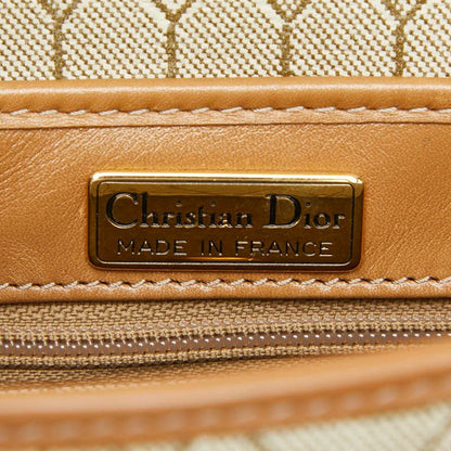 Dior Honeycomb Crossbody Shoulder Bag Beige Leather — view 7