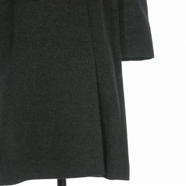 Brunello Cucinelli Buckle Decoration Long Coat Long Sleeve 40 Gray DW — view 4