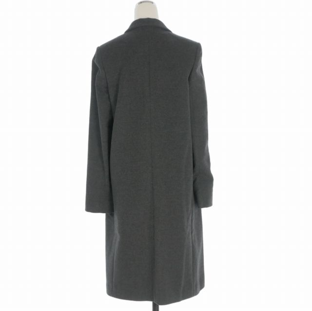 Brunello Cucinelli Buckle Decoration Long Coat Long Sleeve 40 Gray DW — view 2