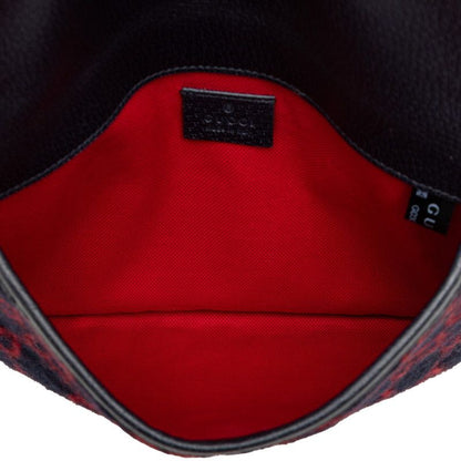 Gucci GG Wool Waist Bag Navy — view 4