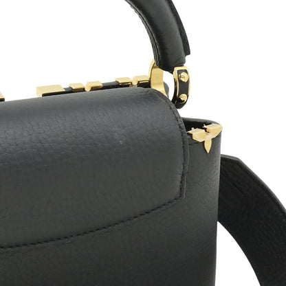 Louis Vuitton Capucines Mini Bag 2-Way Taurillon Leather Noir Black — view 7