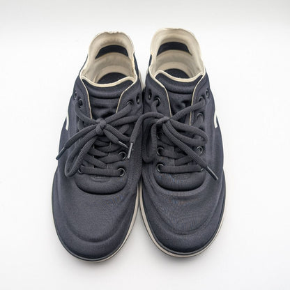 Chanel Sneakers CC Logo Black White Fabric Shoes — view 6