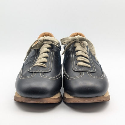 Hermes Quick Sneakers Leather Black Shoes — view 3