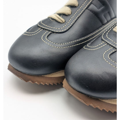 Hermes Quick Sneakers Leather Black Shoes — view 7