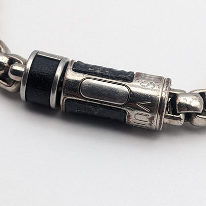 Louis Vuitton Monogram Eclipse Chain Bracelet Silver — view 3