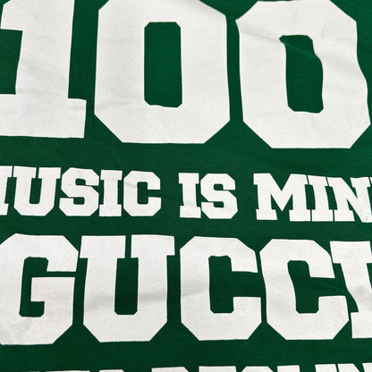 Gucci Green Anniversary Music IS Mine Logo T-Shirt 10 — view 8