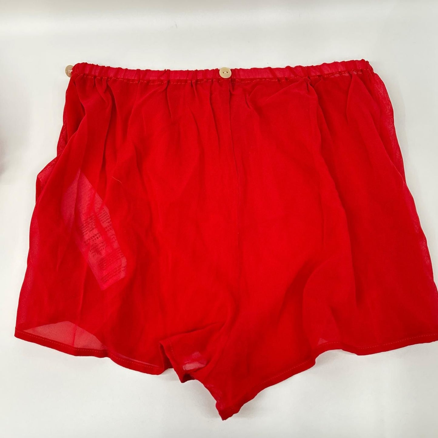 Gucci Adidas Red White Silk Blend 3 Stripes Lace Up Knit Wide Pants — view 6