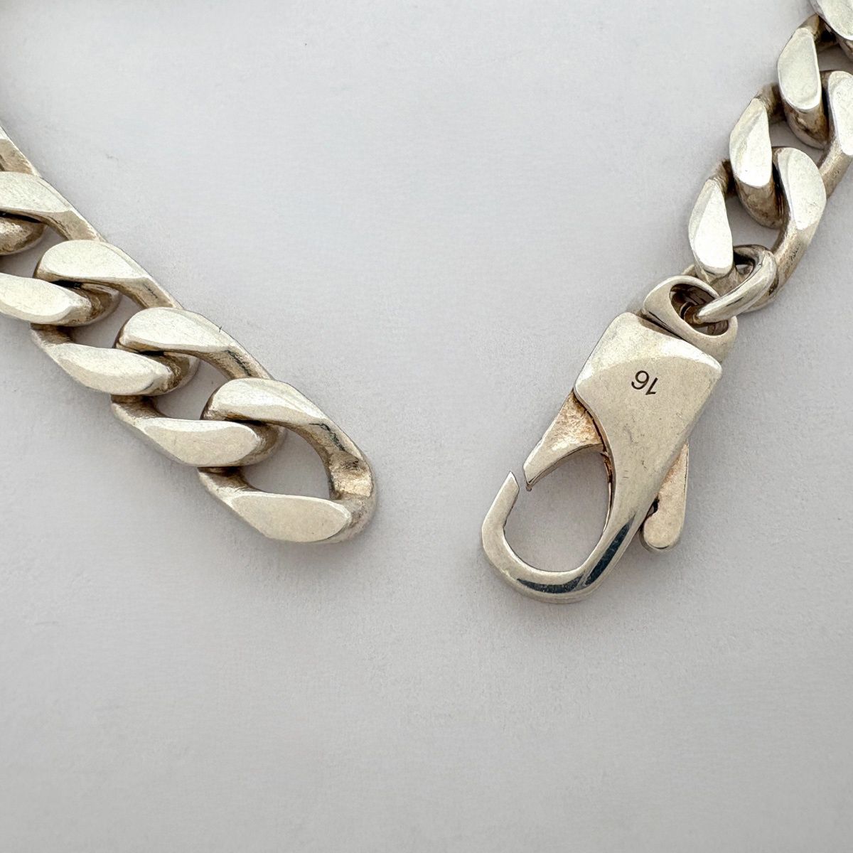 Gucci Logo Bracelet Plate 925 Sterling Silver Black — view 3