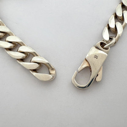 Gucci Logo Bracelet Plate 925 Sterling Silver Black — view 3