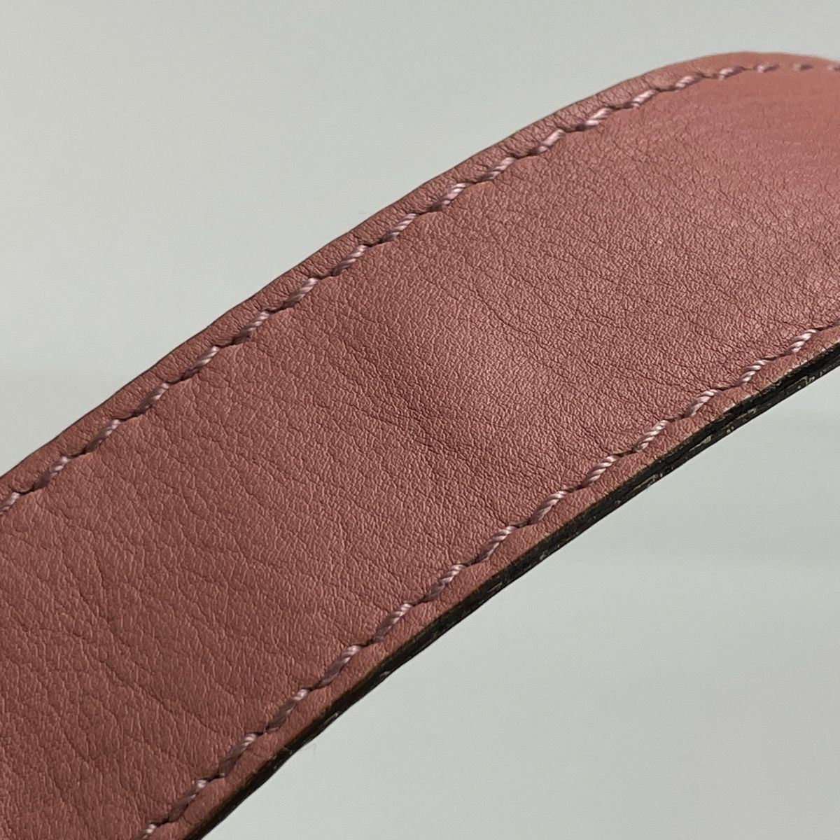 Gucci GG Pattern Ski Shoulder Bag Canvas Beige Pink — view 7