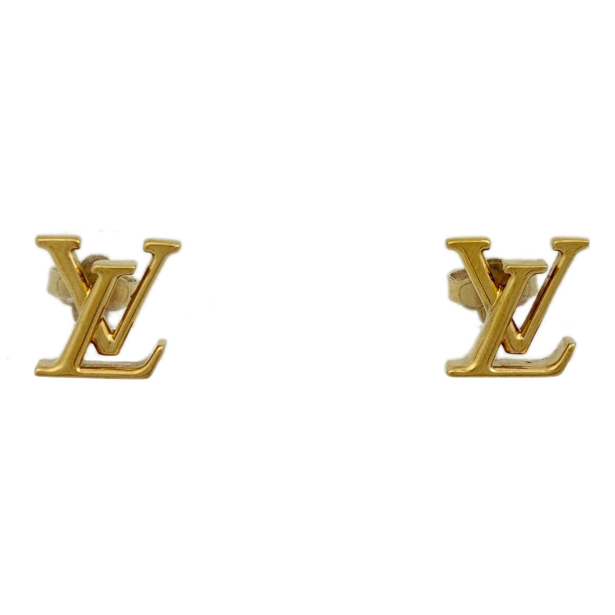Louis Vuitton Book le Doreille LV Iconic Earrings Gold Plated