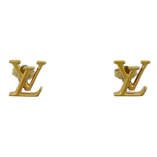 Louis Vuitton Book le Doreille LV Iconic Earrings Gold Plated