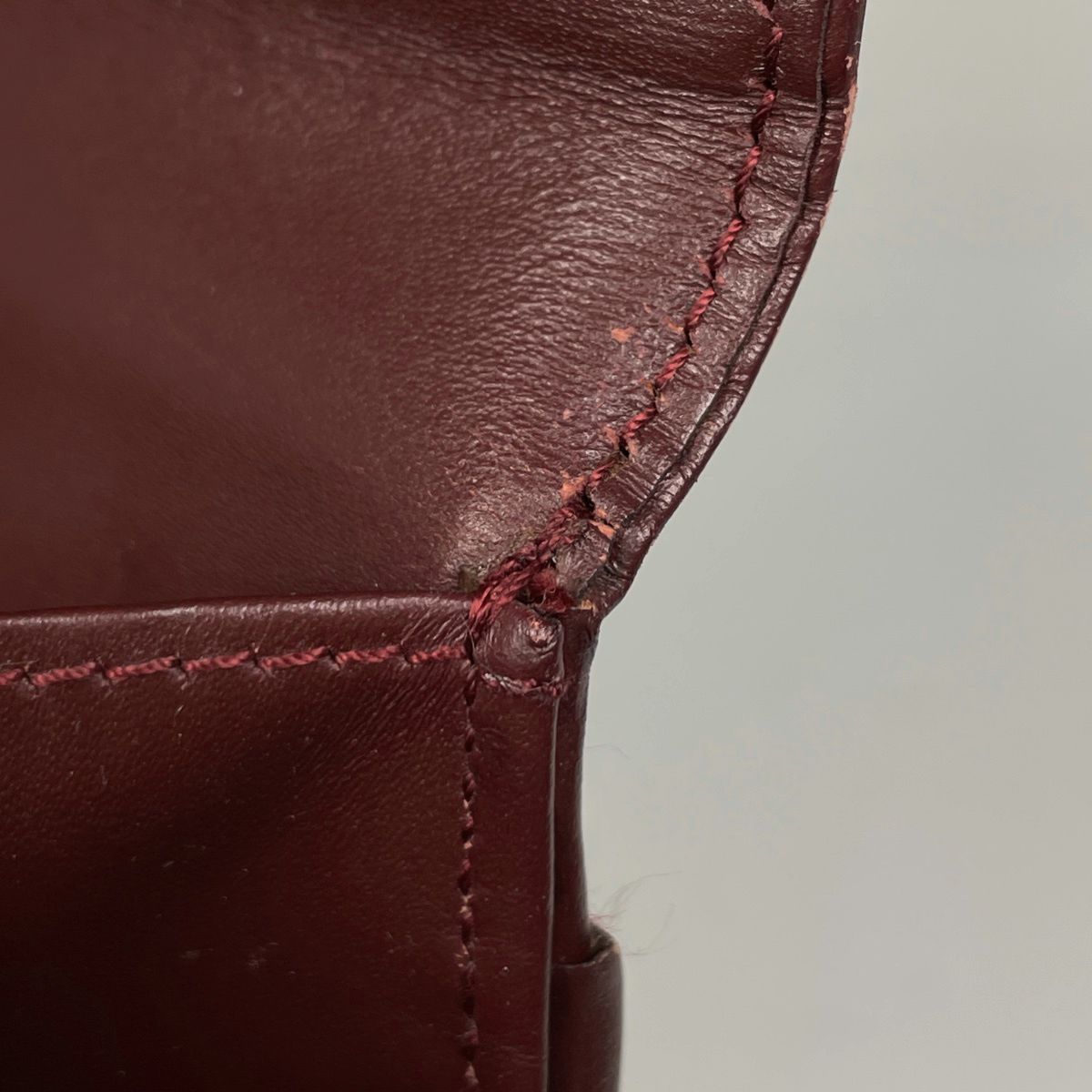 Cartier Must Line Business Briefcase Leather Bordeaux — view 4