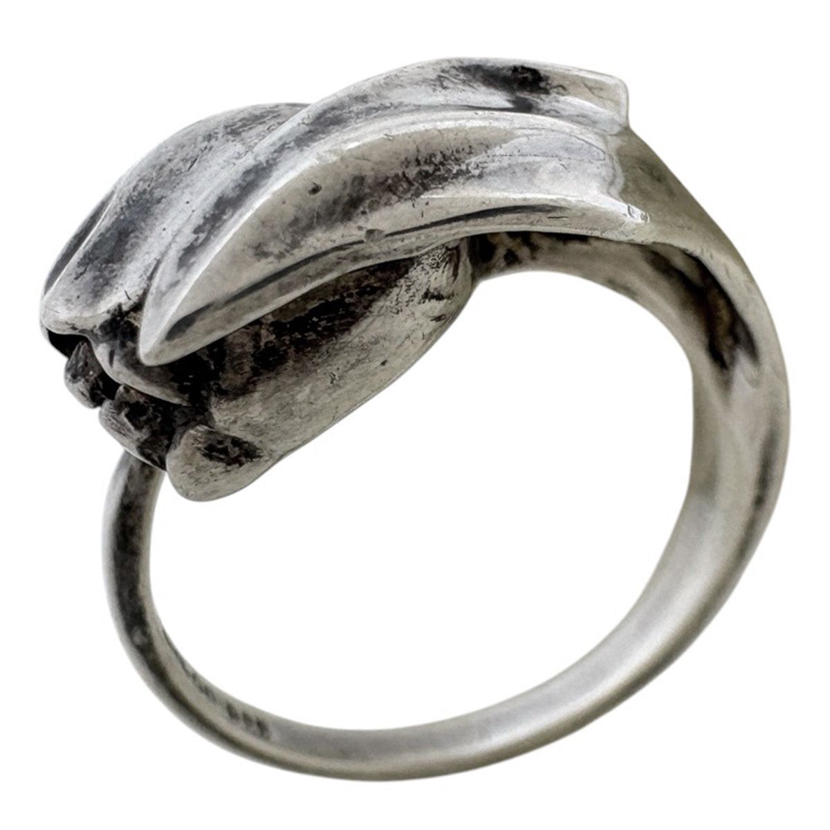 Tiffany & Co Tulip Ring 925 Sterling Silver