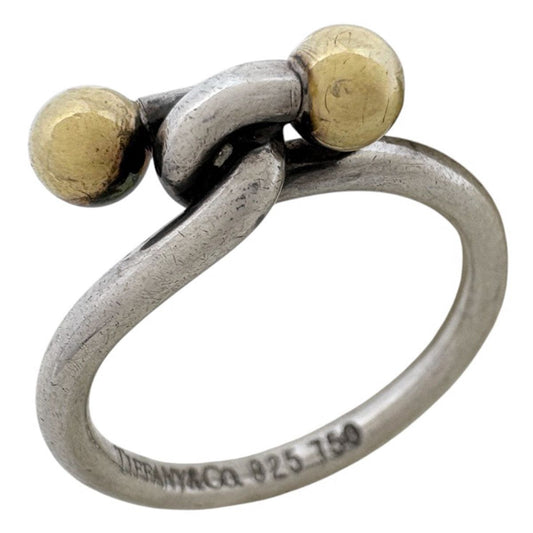 Tiffany & Co Hook Eye Ring 925 Sterling Silver