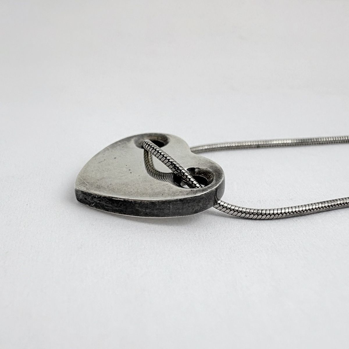 Tiffany & Co Heart Necklace Plate 925 Sterling Silver — view 4